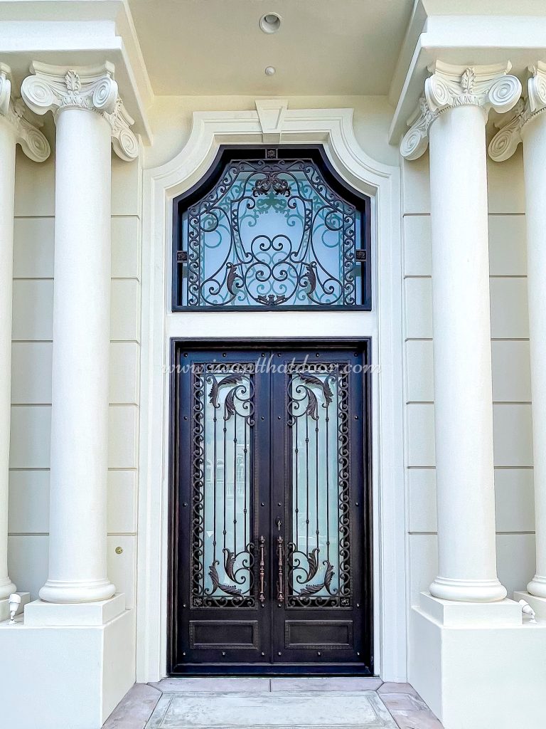 Glendale House with Custom Iron Doors
