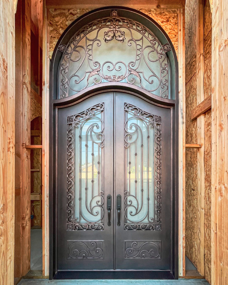 Custom Wrought Iron Steel Door in Tempe, AZ