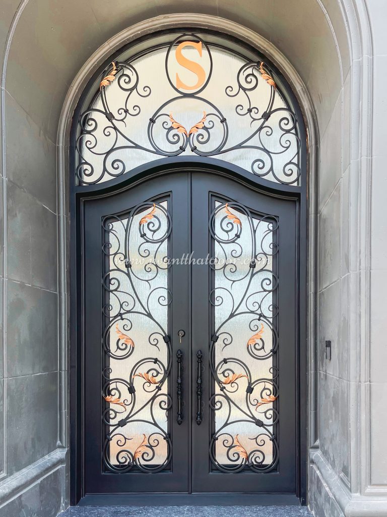 Custom Wrought Iron Double and Single Entry Iron Doors in Los Angeles, CA