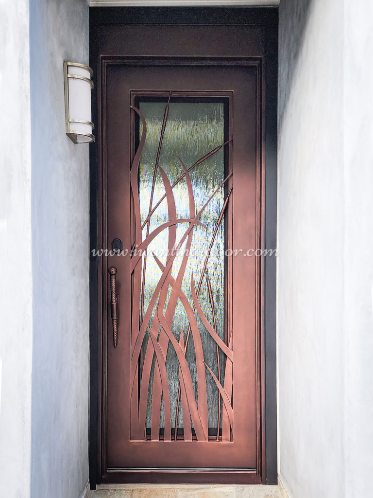 Custom Wrought Iron Steel Door in Cedar Rapids, IA