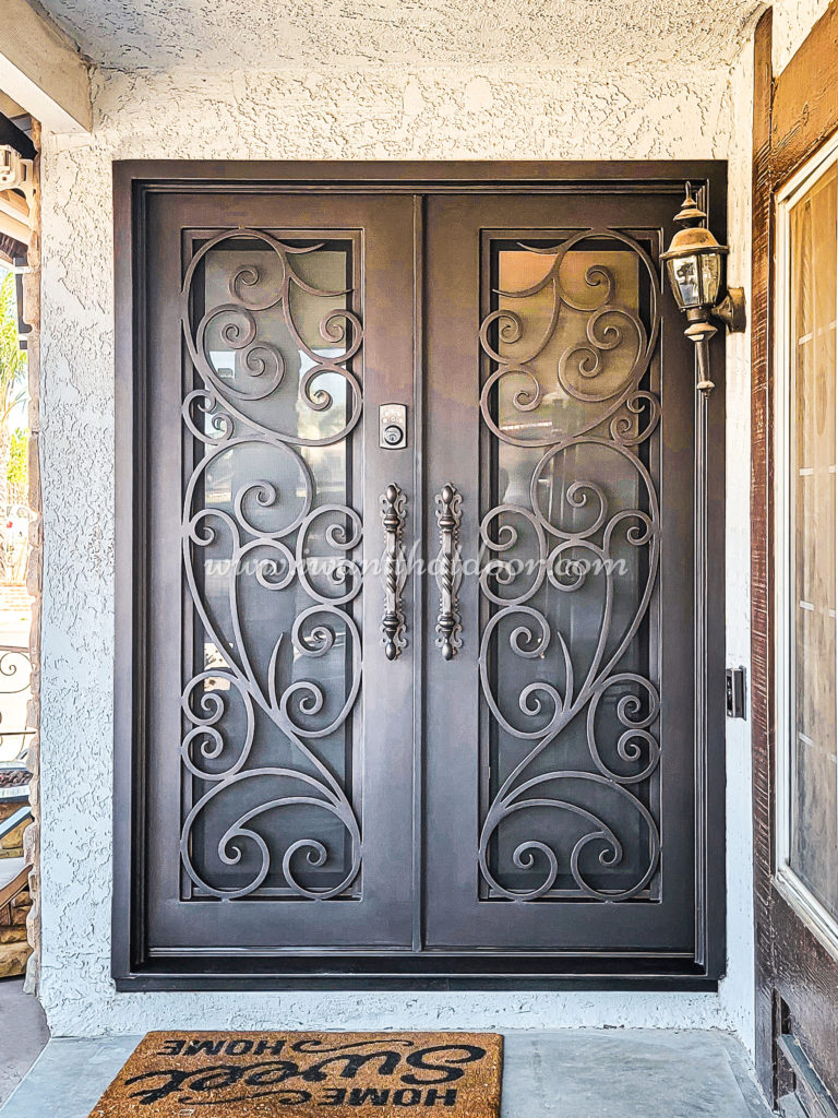 Custom Wrought Iron Steel Door in Rockford, IL
