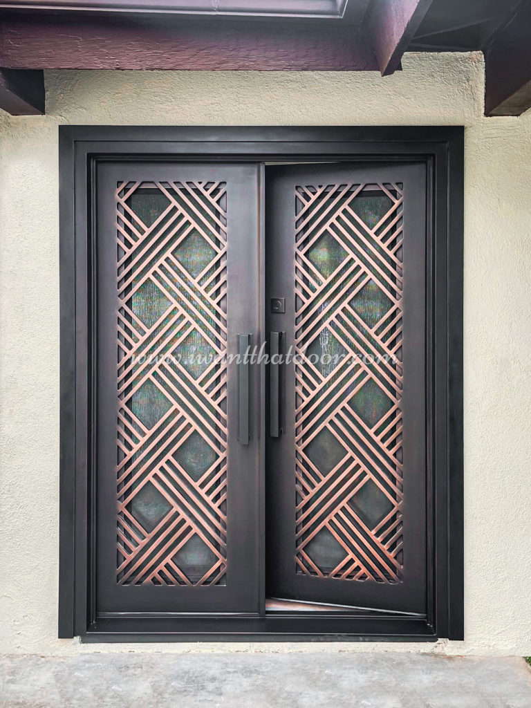 Custom wrought iron door in corpus christi, TX