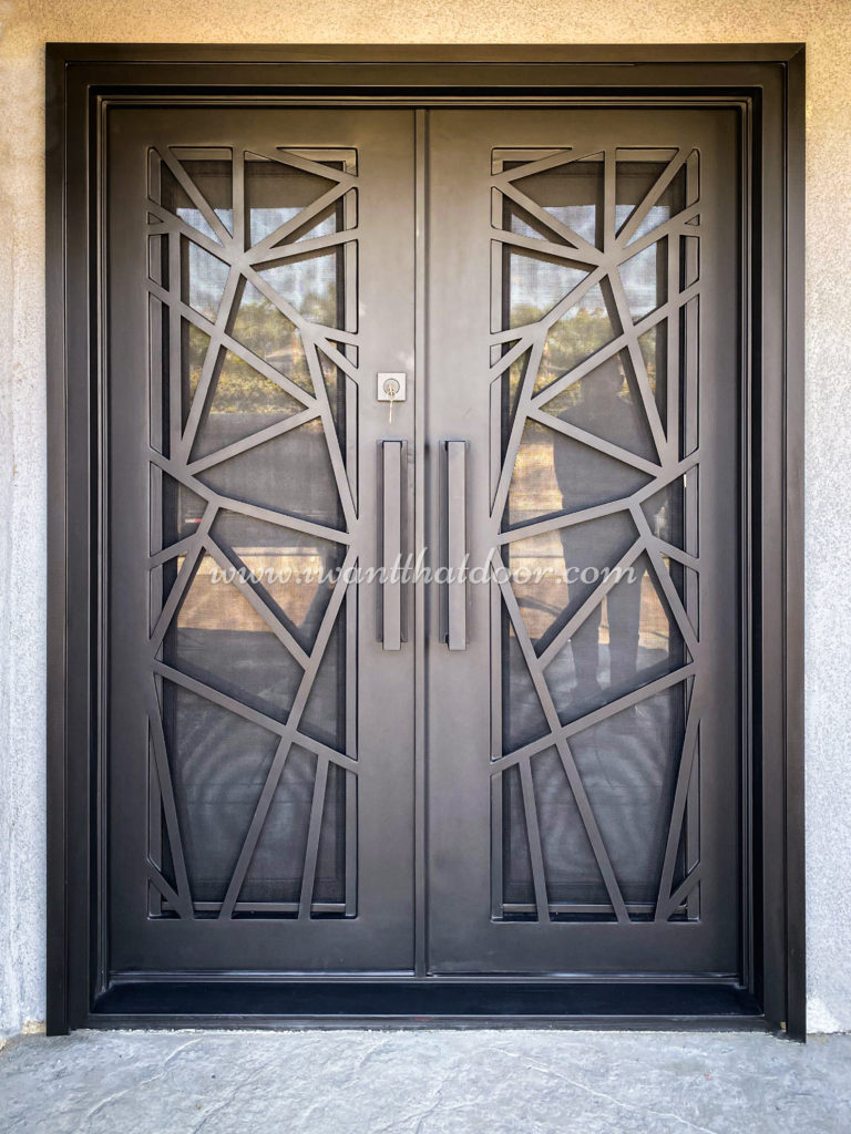 Custom Wrought Iron Steel Door in Akron, OH