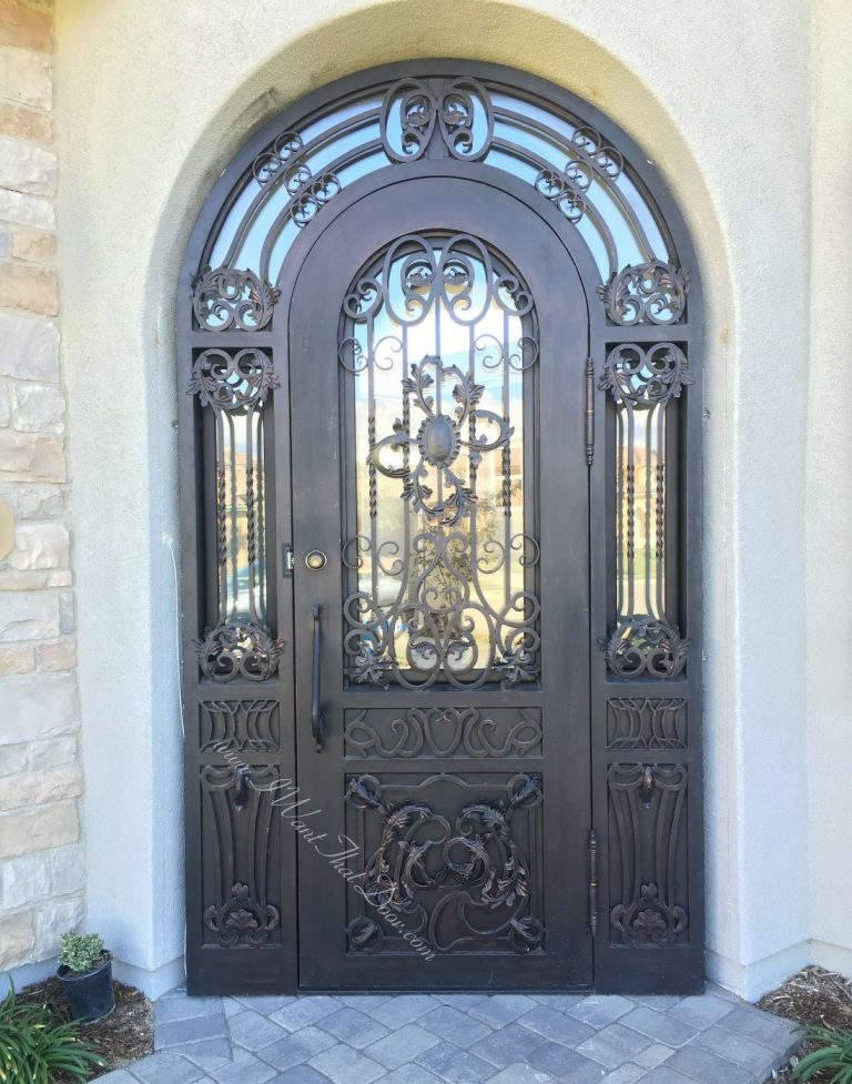 San Mateo Front Entry Wrought Iron Door Company
