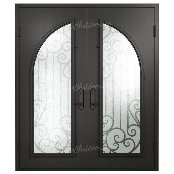 Libby Double Entry Iron Doors (Back of Door View)