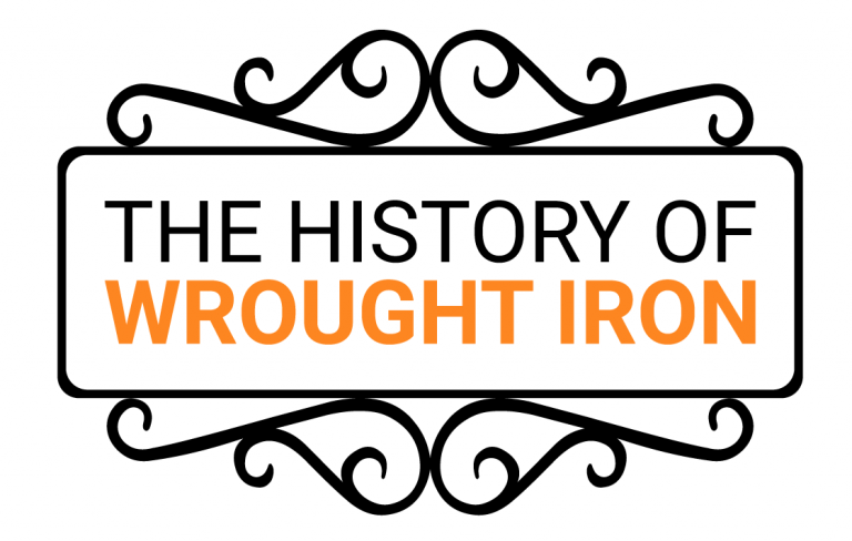 The History of Wrought Iron Infographic