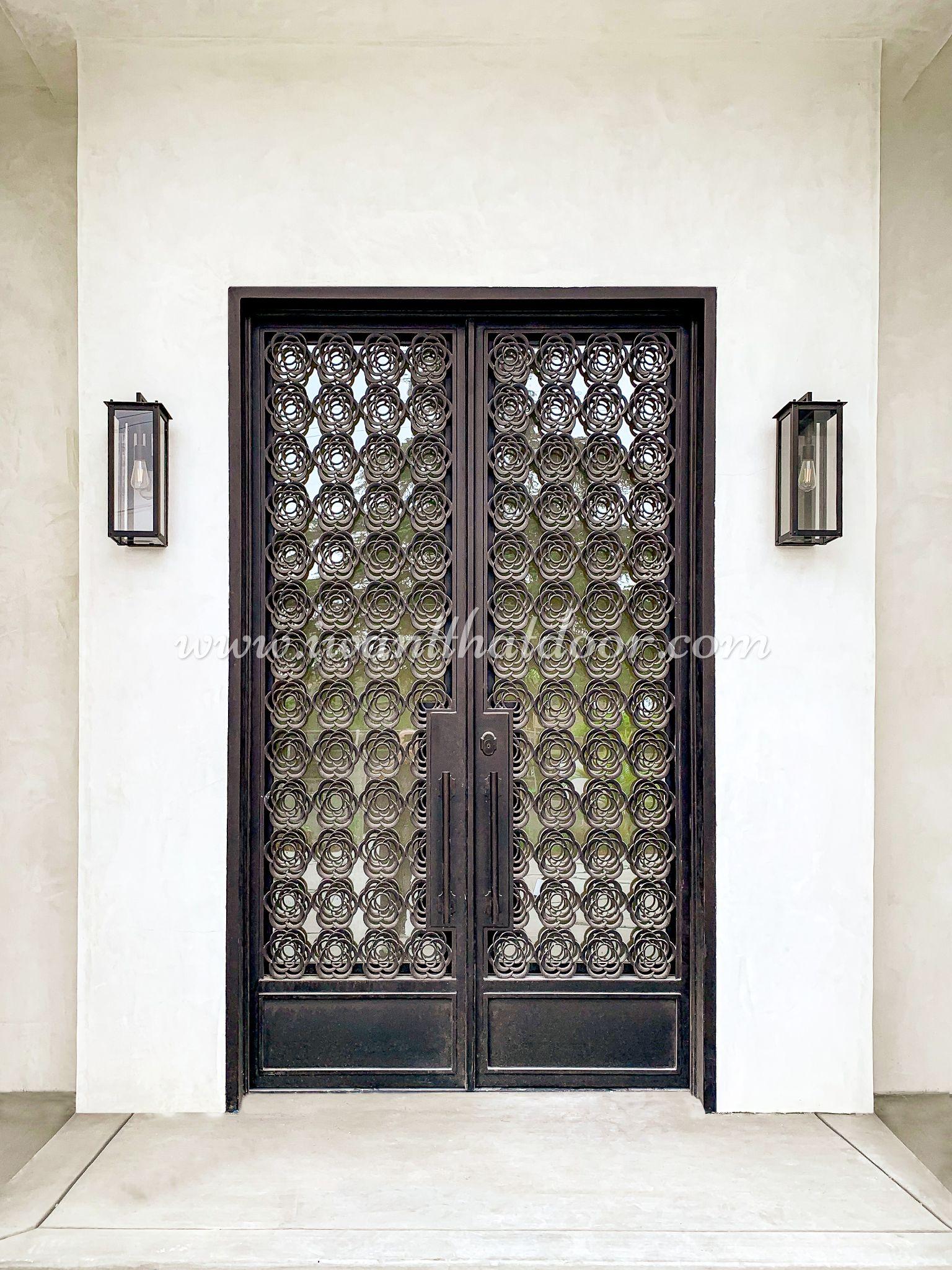french iron doors