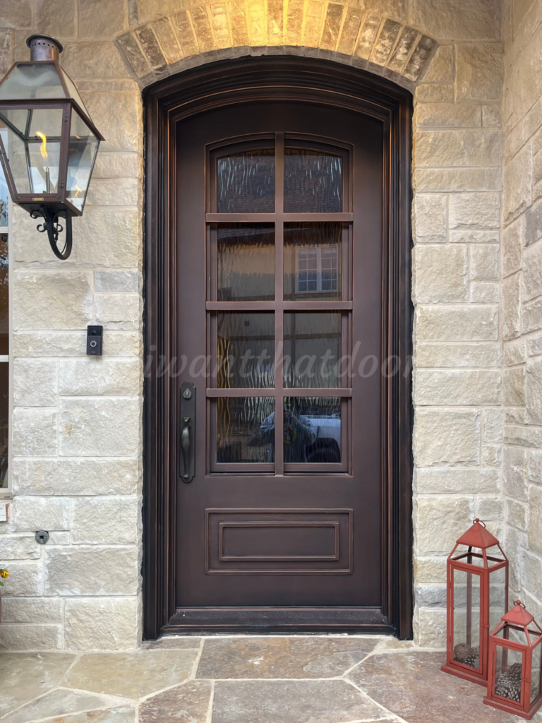 Luxury wrought iron door from Universal iron doors