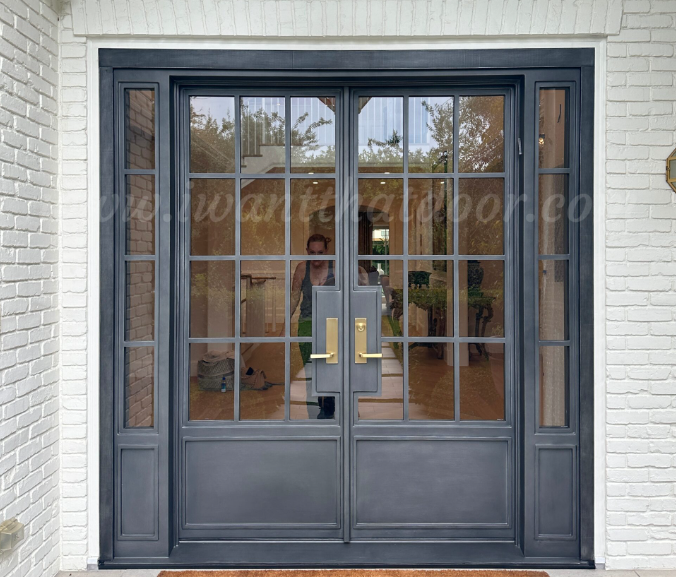 Minimalist iron door from Universal Iron Doors