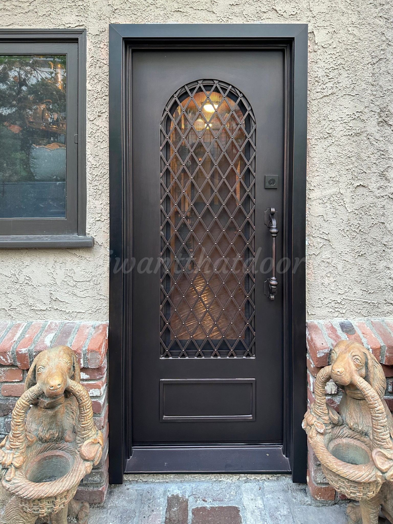 Custom door design by Universal Iron Doors