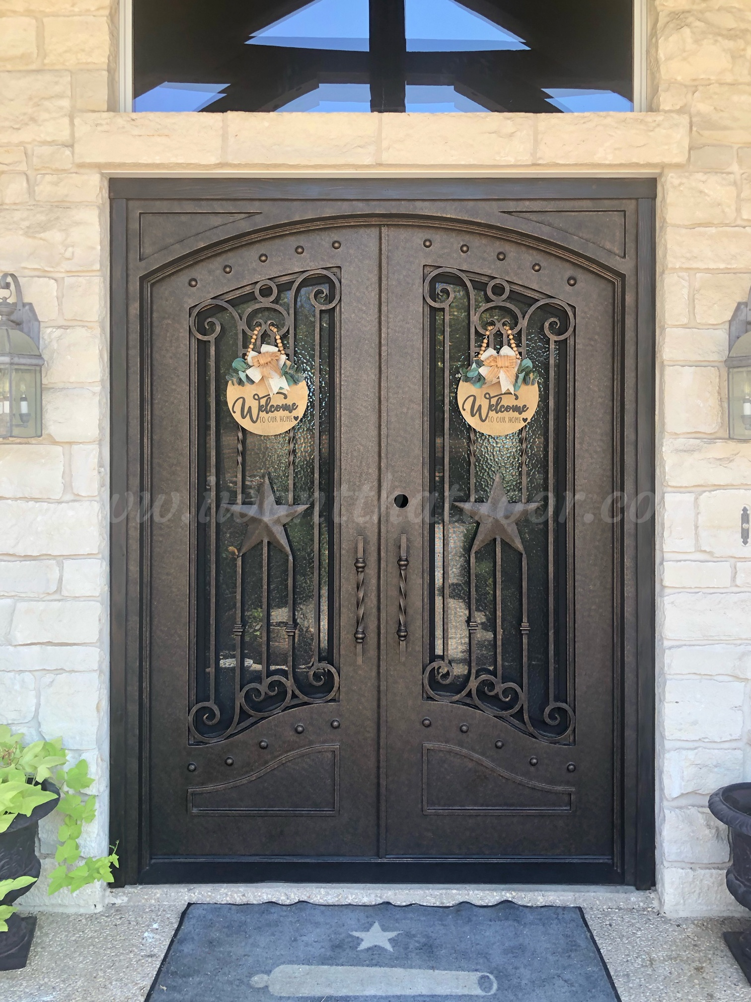 Bohemian iron door design from Universal Iron Doors