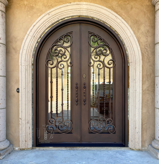 Bronze iron door from Universal Iron Doors