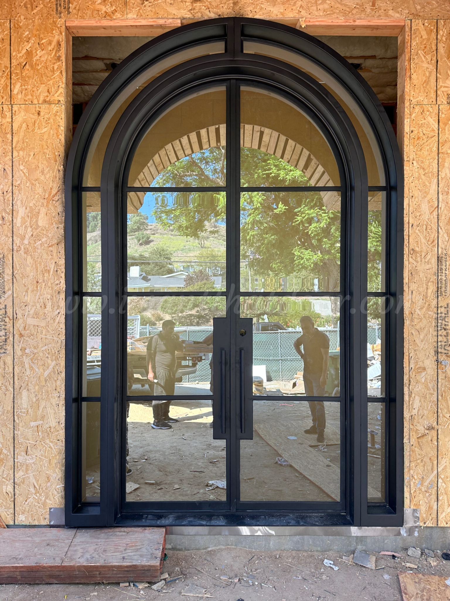 Custom wrought iron door from Universal Iron Doors